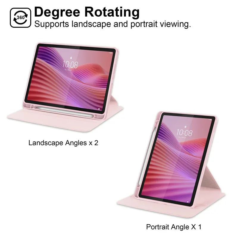 Für Lenovo Tab 10,1 2025 Fall TB311FU Acryl 360 Rotierenden Ständer Tablet Funda Lenovo Tab K10 2nd Gen TB311XU 10,1 zoll shell Kinder