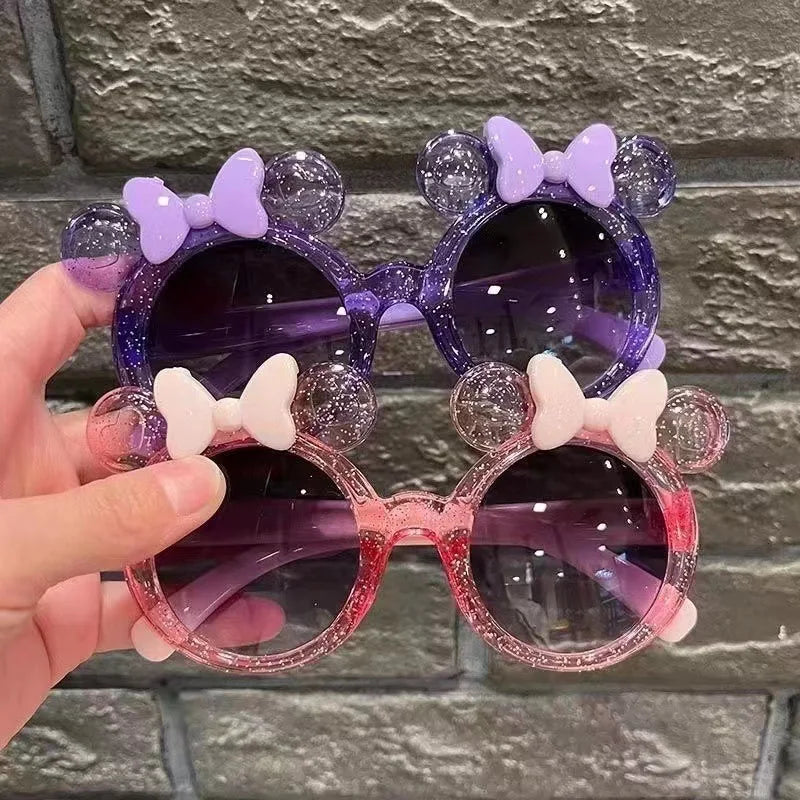 Cute Crystal Bow Kids Sunglasses