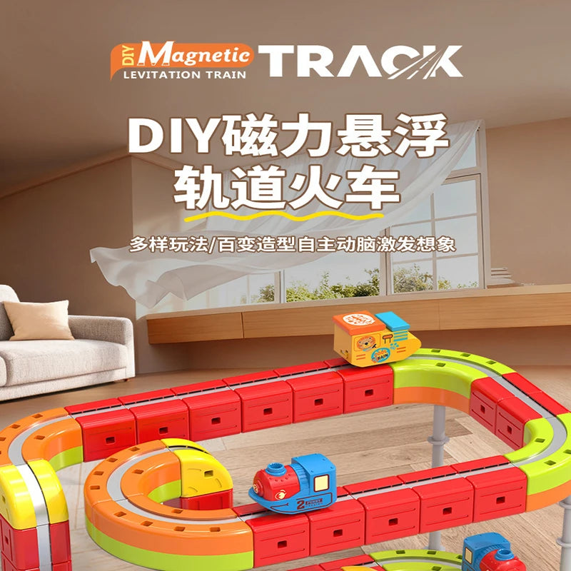 Magnetische Kugel Zug Set Für Kinder Mit Elektrische Lokomotive Diy Track Bausteine Stem Pädagogisches Bau Spielzeug Geburtstag