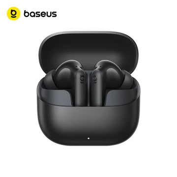 Baseus Bass EP10 Ultra Kabellose Kopfhörer -55dB Geräuschunterdrückung 65 Std. Lange Spielzeit Bluetooth 6.0 Ohrhörer 6 Mikrofone KI-Anruf-Klarsprechfunktion