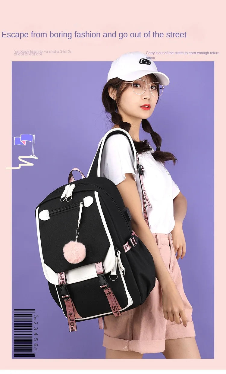Teens Korean Style School Backpack