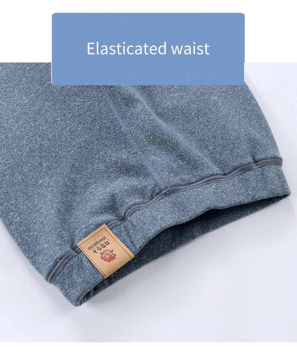 Kinder-Hosen mit Fleece-Futter für Teenager, Jungen und Mädchen, warme und gemütliche elastische Winterhosen, Kleidung, geeignet für Herbst und Winter
