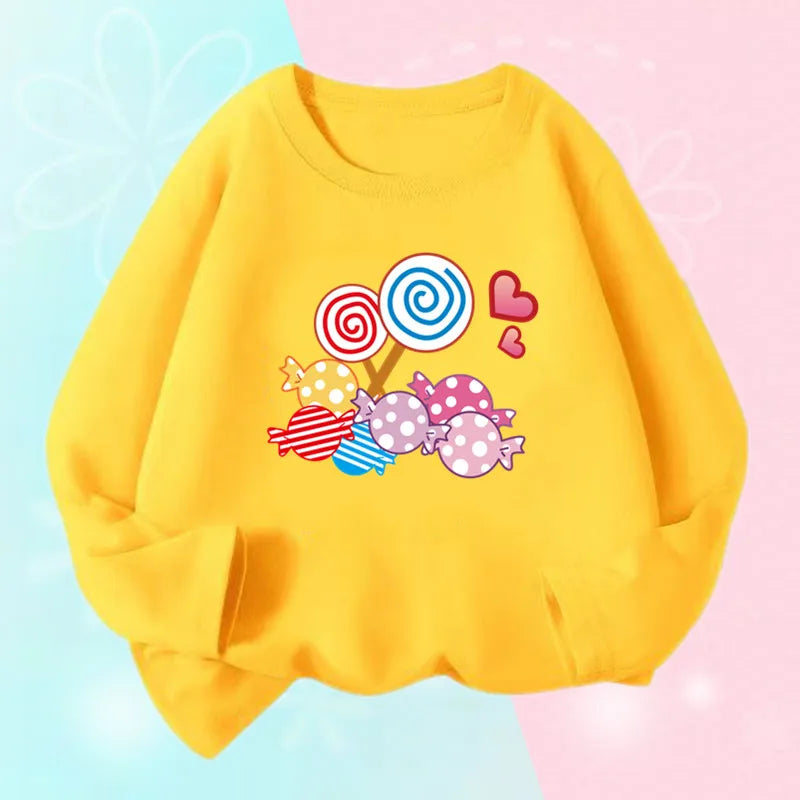 Girls Long Sleeve Graphic Tee
