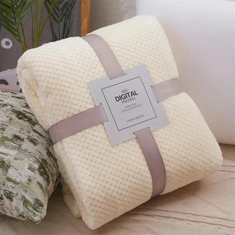 Kein Band Baby Decke Weiche Fleece Infant Quilt Bettwäsche Swaddle Wrap Decke Warme Neugeborenen Kinderwagen Schlaf Abdeckung Kindergarten