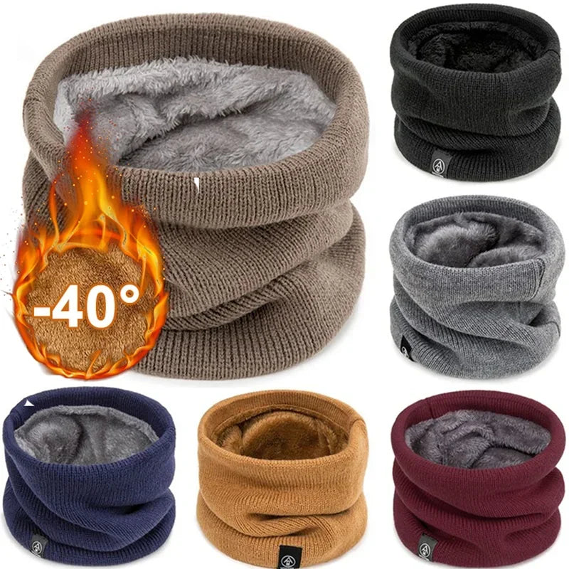 Unisex Thermo-Strick-Halswärmer Winter-Sport-Schal Winddichter Gesichtsschutz für Skifahren, Laufen, Radfahren bei Kaltem Wetter im Freien