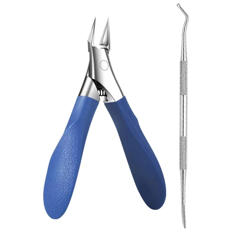 Zehennagelknipser aus Edelstahl, gerade Klinge für eingewachsene und dicke Nägel, scharfe, spitze Spitze, eingewachsene Nagelknipser, Maniküre-Werkzeuge