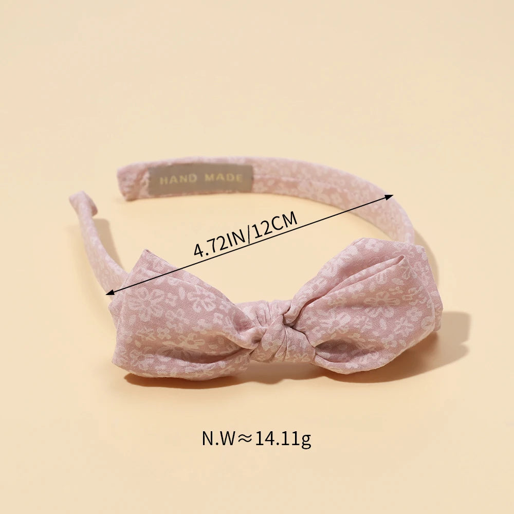 Kids Printed Bow Headband