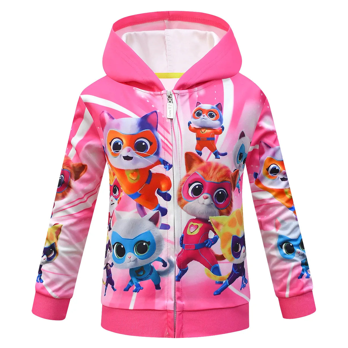 SuperKitties Kleidung Kinder Herbst Winter Jacke Baby Mädchen Mit Kapuze Mäntel Teen Jungen Zipper Oberbekleidung Kinder Casual Sport Jacken