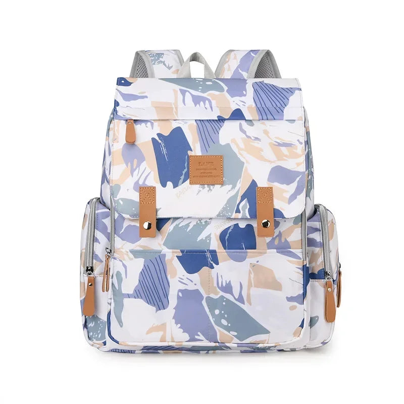 Mama Tasche Nylon gedruckt Mode multifunktion ale Mutter und Baby Taschen gehen Baby Reisen große Kapazität Mutter Tasche Wickelt aschen bebe