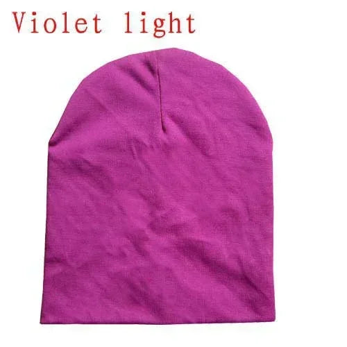 6M-3Y Baby Strickmütze und Schal Set Einfarbig Baumwolle Hip-Hop Beanie Warme Kleinkind-Mütze für Jungen Mädchen Frühling Herbst Winter