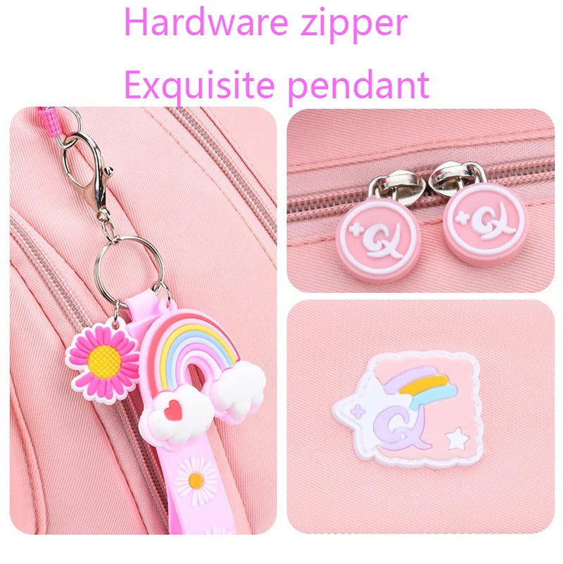 Girls Macaron School Backpack