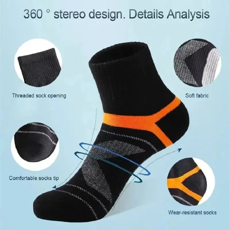 3/5/10/20 Paar Lot Herrensocken Schwarze Sportsocken Casual Run Herbst Winter Hochwertige atmungsaktive Herrensocken