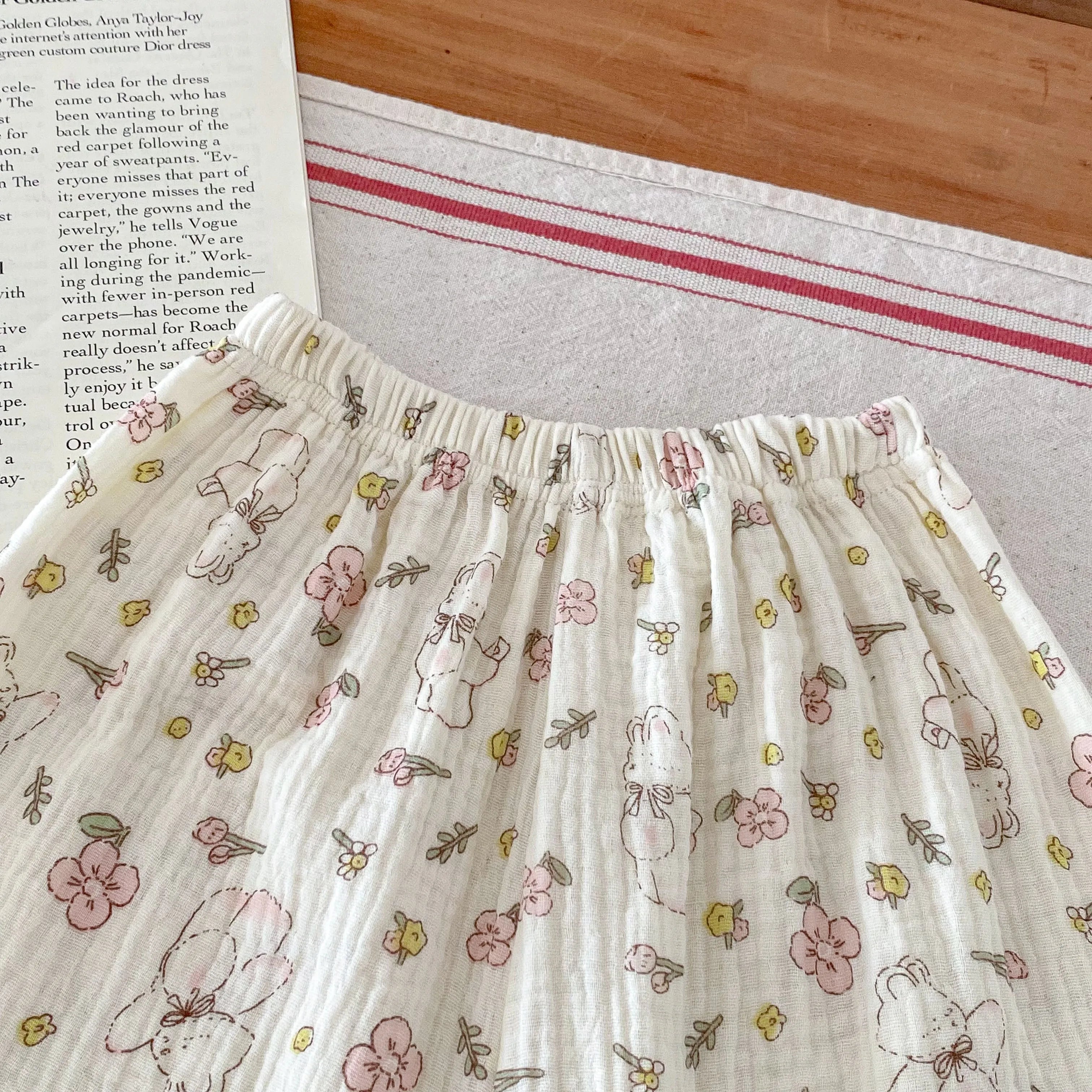 Anti-Mücken hose für Kinder Kleidung Sommer neuen Stil Kinder Mädchen Blumen hose lose lässige Baby Harems hose 9m-6y