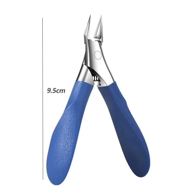 Zehennagelknipser aus Edelstahl, gerade Klinge für eingewachsene und dicke Nägel, scharfe, spitze Spitze, eingewachsene Nagelknipser, Maniküre-Werkzeuge