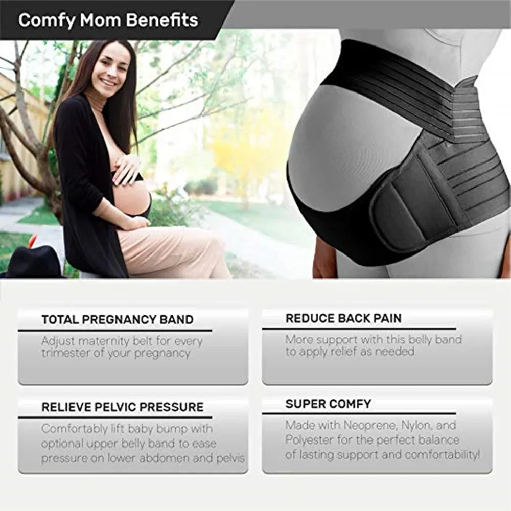 Schwangere Frauen Unterstützung Bauch Band Zurück Kleidung Gürtel Einstellbare Taille Pflege Mutterschaft Bauch Brace Protector Schwangerschaft