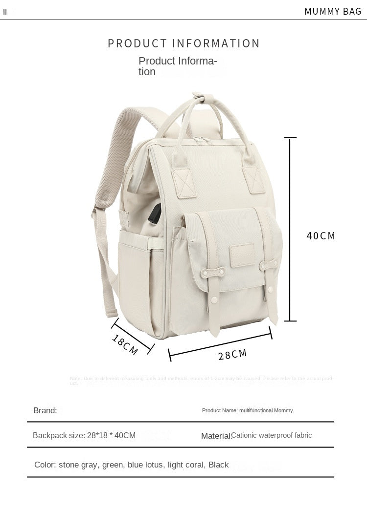 Baby Windel Taschen Mama Rucksack Mutterschaft Tasche für Baby Große Kapazität Mama Tasche Wasserdichte Reise Baby Kinderwagen Tasche Mutter Kinder
