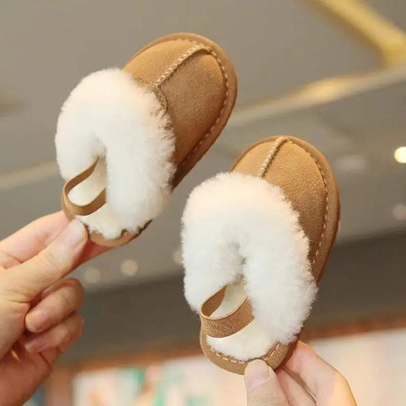 Beliebte Wanderschuhe für Herbst und Winter, Babyschuhe, 0–1 Jahre alt, warme Schuhe, Baumwollschuhe, lässige Babyschuhe mit weicher Sohle und Plüsch