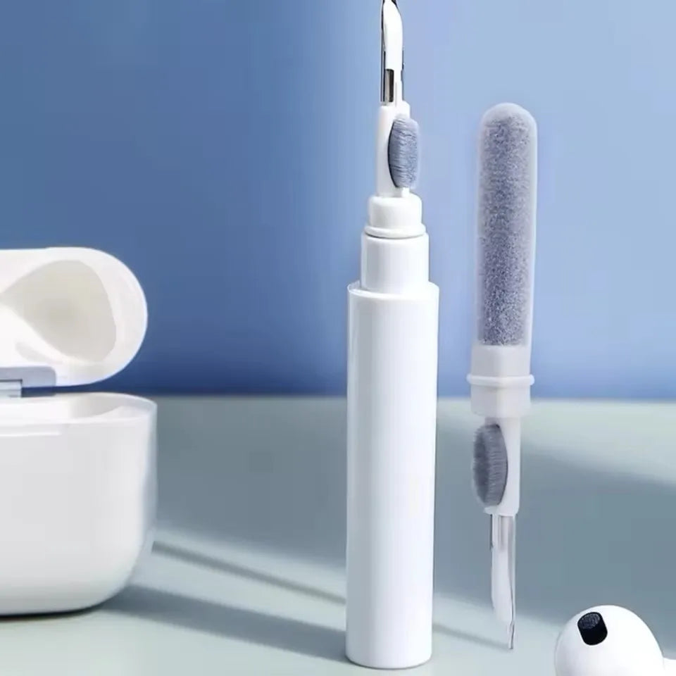 1 x Bluetooth-Kopfhörer-Reinigungsstift – multifunktionales Bürstenwerkzeug für Ohrhörer, Kopfhörer und Lautsprecher, Netzreiniger