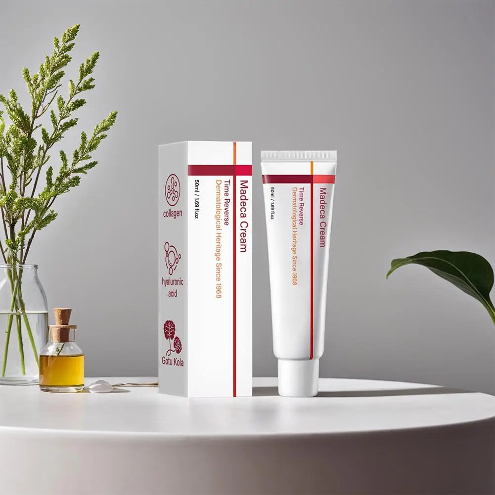 Koreanische Centella Asiatica Gesichtsreparaturcreme, tägliche nährende Feuchtigkeitscreme, aufhellendes, leichtes Gesichtspflege-Make-up