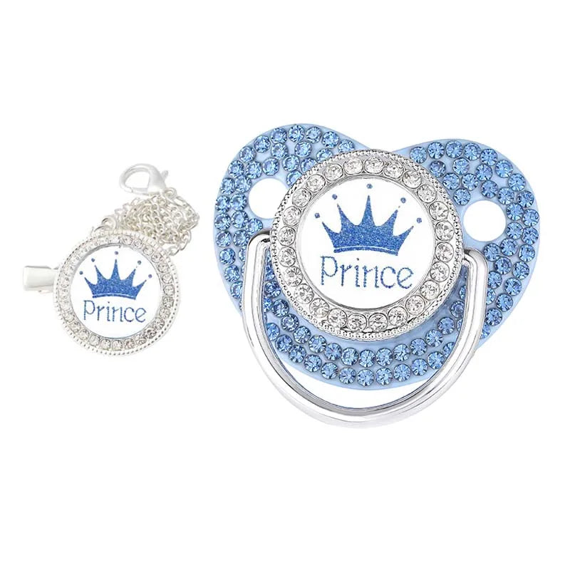 Krone Neugeborenen Schnuller Clip Kette Baby Schnuller Silikon BPA FREI Kleinkind Beißring Säugling Schnuller Nippel Baby Dusche Geschenk