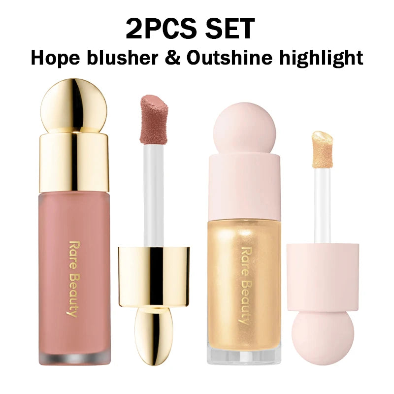 Rare Beauty Soft Pinch Liquid Blush Seidig und gleitet auf reibungslos, langanhaltendes, pralles Make-up Hope Love Virtue Happy Wonder Worth