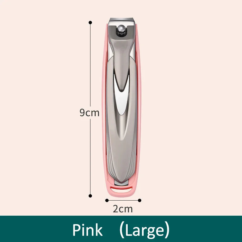 Colorful Nail Clippers, Splash-Proof, Nail Cutter, Detachable Design, Fingernail Clippers, Stainless Steel, Manicure Nail Tool