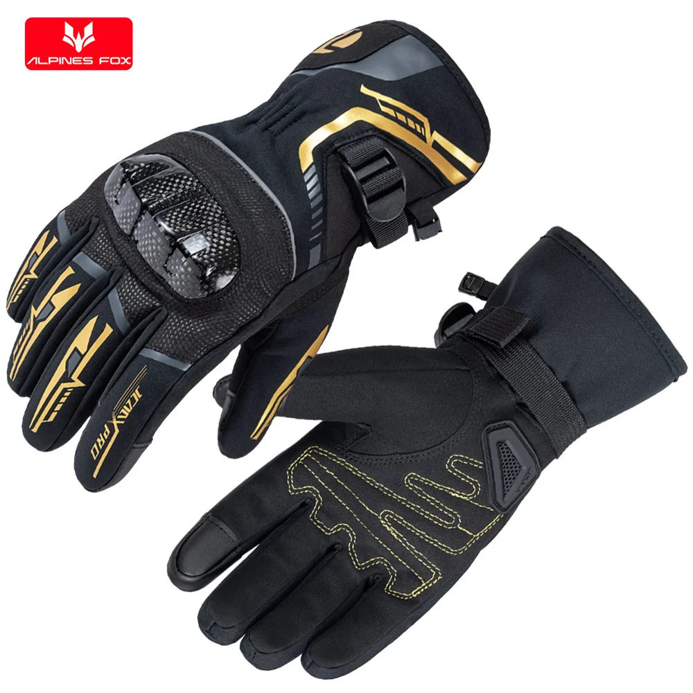 SUOMY Winter Warme Damen Rosa Motorradhandschuhe 100% Wasserdicht Lady Teens Mädchen Lila Motocross Motorrad Racing Reithandschuhe