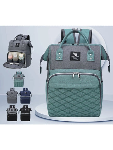 Mama Diaper Bags Baby Stroller Hanging Bag Mother Large Capacity Diaper Backpacks with Changing Mat Practical Baby Nursing Bags