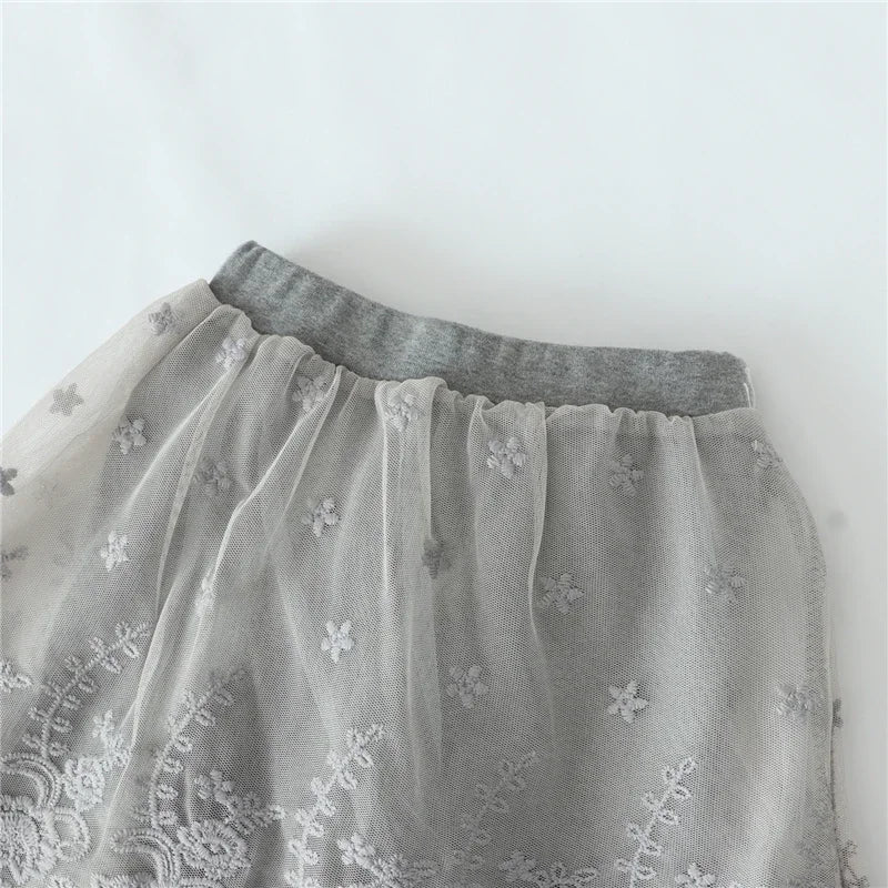 Neue Baby Mädchen Leggings Spitze Prinzessin Rock-hosen Frühling Herbst Kinder Dünne Rock Hosen für 2-7 Jahre kinder Kleidung