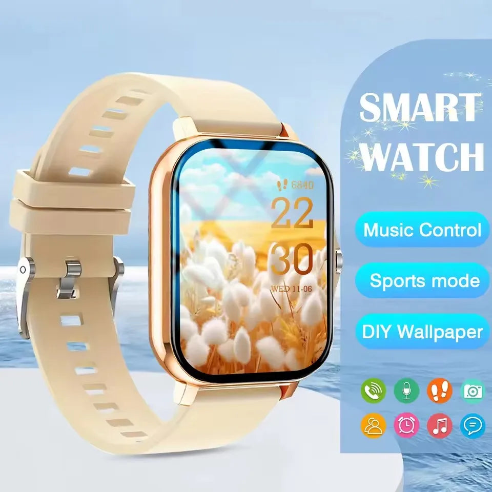 2026 Neue Multifunktionale Smartwatch für Männer & Frauen Bluetooth-Verbundenes Telefon Musik Fitness Sport Armband Schlafüberwachung Uhr HW12