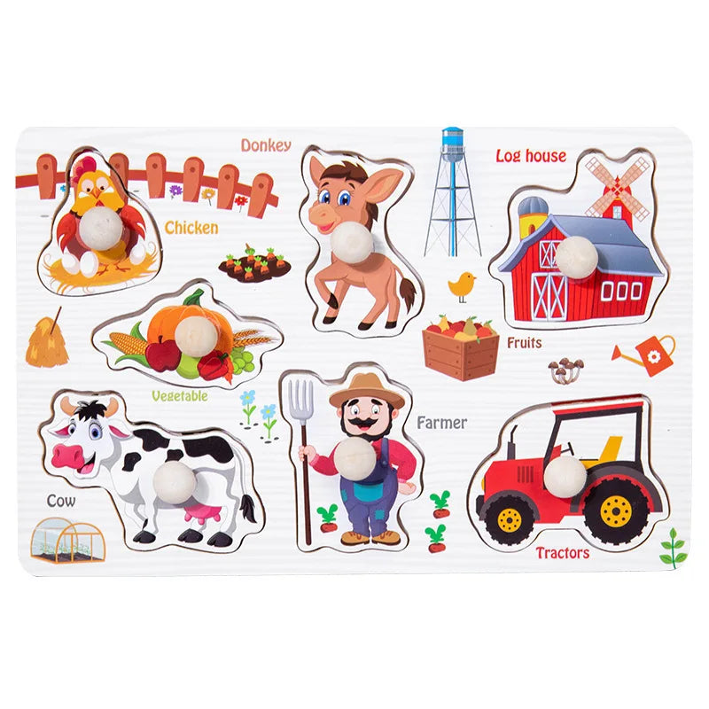 Montessori Wooden Puzzle Toy