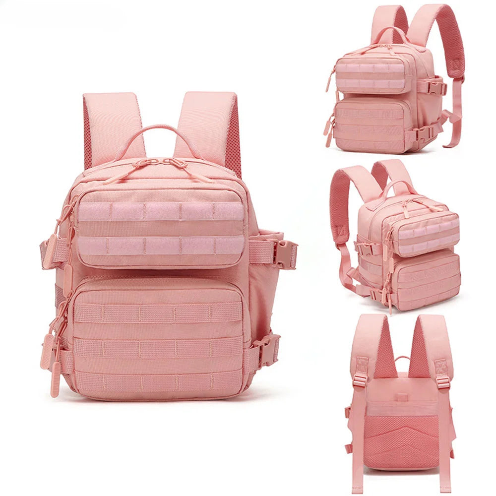 9L Sportrucksack MOLLE 3-Tage Bug Out Bag Mini Outdoor Pack für Damen Herren EDC Camping Wanderrucksack