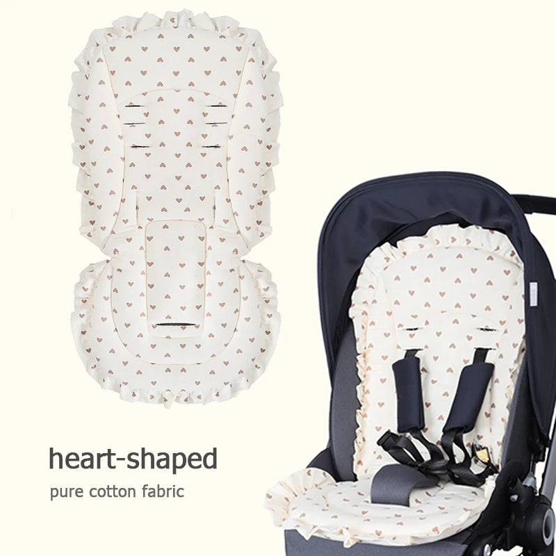 Herbst und Winter warme Kinderwagen-Sitzkissen verdickte Baumwolle Kinderwagen Babysitzkissen universell vier Jahreszeiten