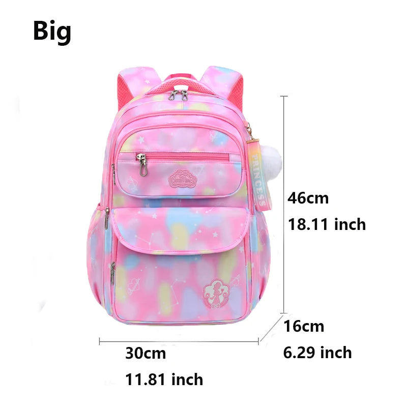 Girls Waterproof School Backpack
