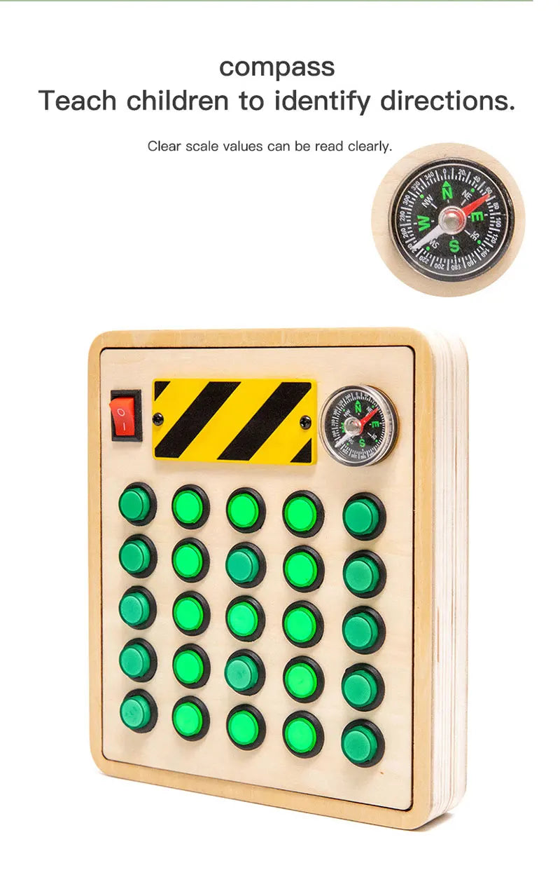 Montessori LED Busy Board