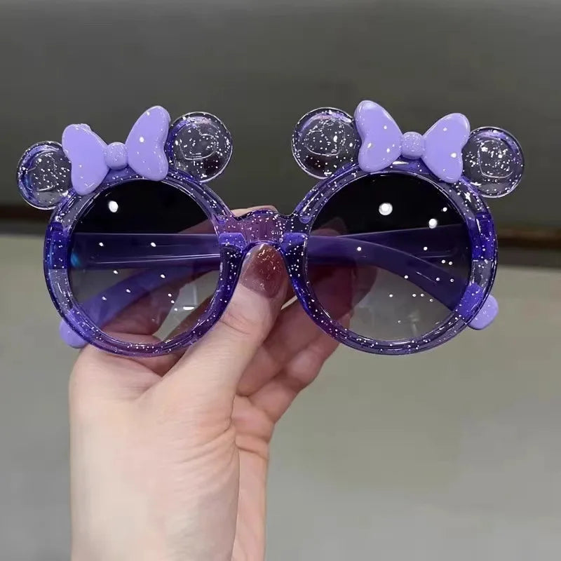 Cute Crystal Bow Kids Sunglasses