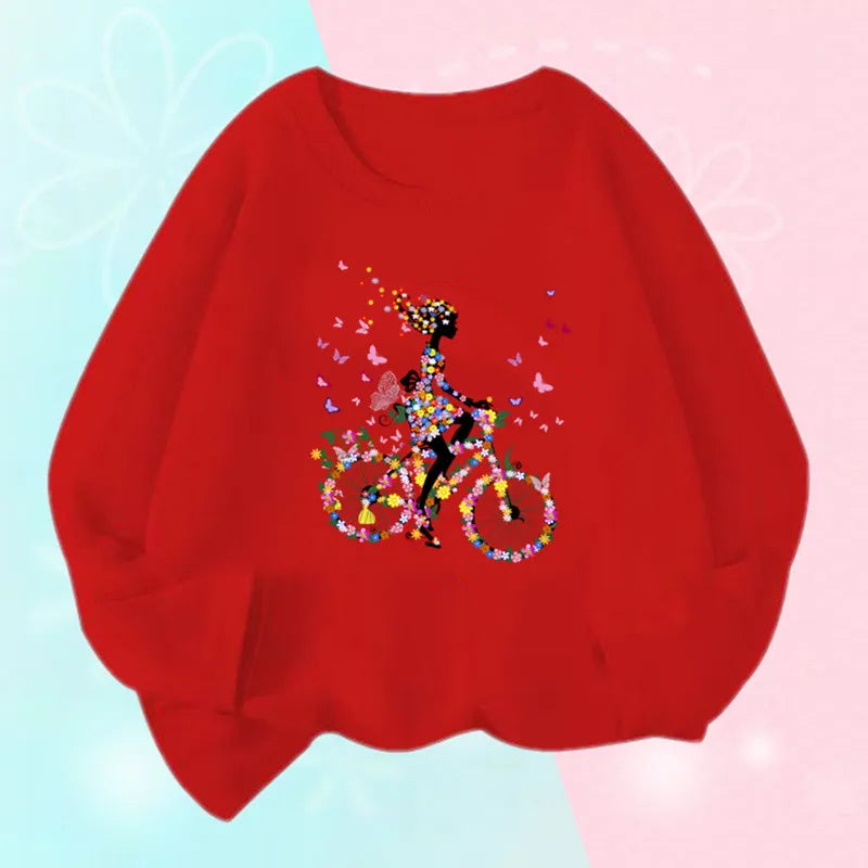 Girls Long Sleeve Graphic Tee