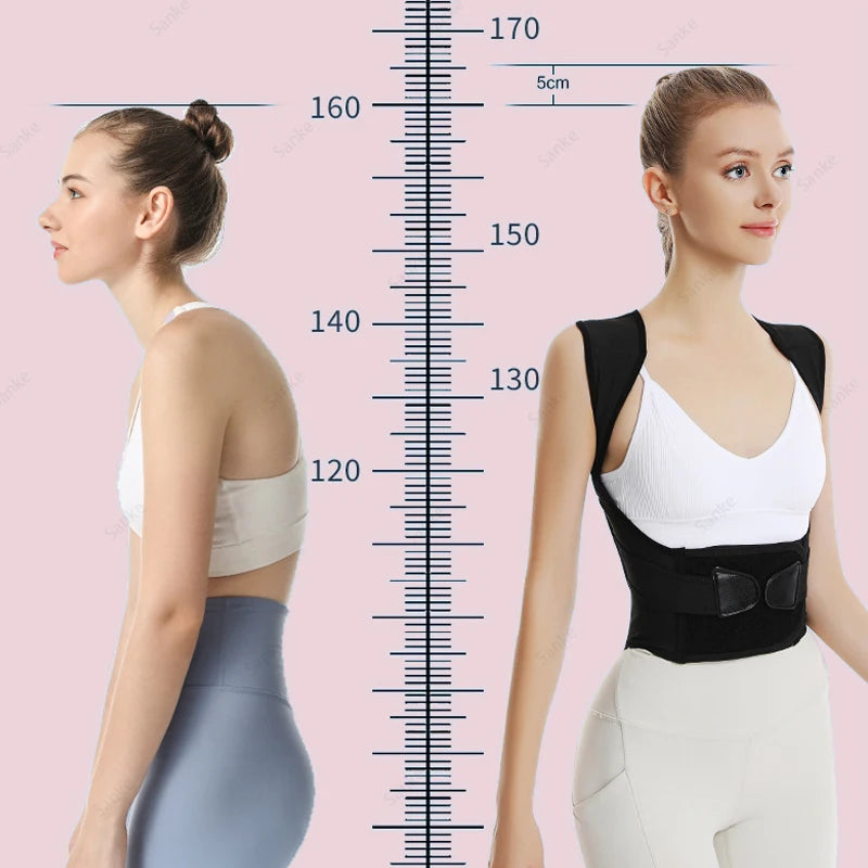 Neue Erwachsene Haltung Corrector Gürtel Atmungsaktive Zurück Korrektur Strap Frauen Männer Zurück Unterstützung Sitzen Position Korrektur Werkzeug