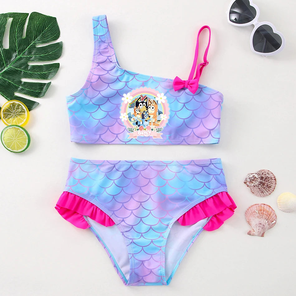 Bluey & Bingo Girls Bikini Set