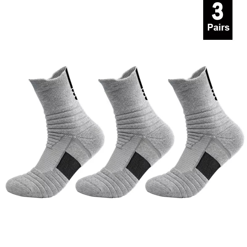 1/3 Pairs Anti-slip Fußball Socken Männer Baumwolle Socke Kurze Lange Röhre Fußball Basketball Sport Socken Atmungsaktive Deodorous socke 39-45