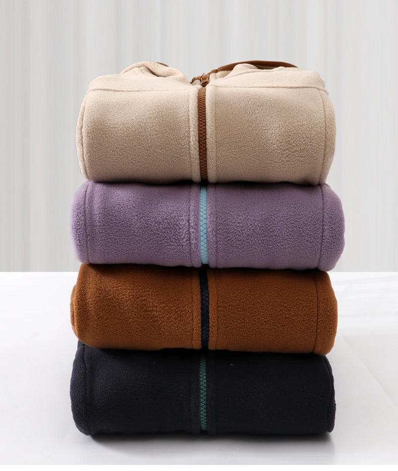 Kinder-Fleecejacke, Herbst und Winter, lässig, warm, für Teenager, Jungen und Mädchen, mit Kapuze, Oberbekleidung, antistatisch, winddicht, gemütlich, Kinderoberteile