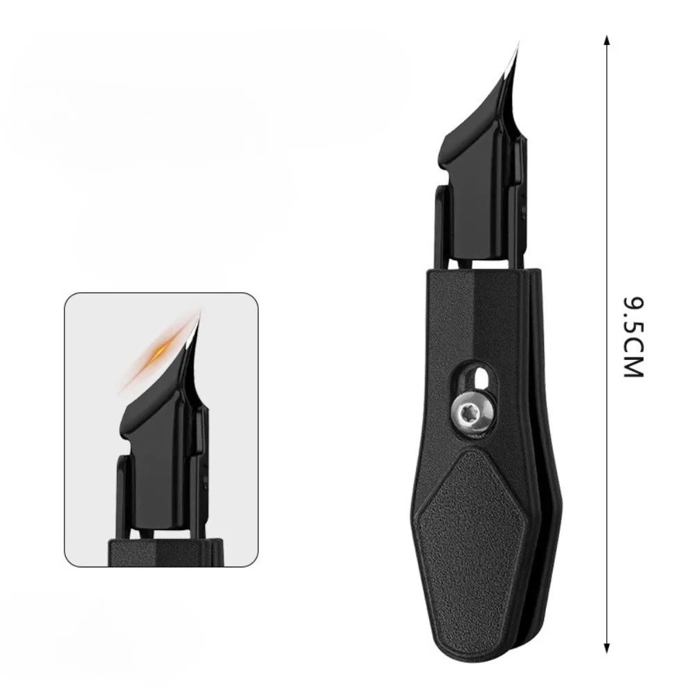 25 °   Nagelknipser mit schräger Kante, breite Öffnung, Edelstahl, professionelle Werkzeuge für eingewachsene Zehennägel, Adlerschnabel, schräge Zehennagelschneider