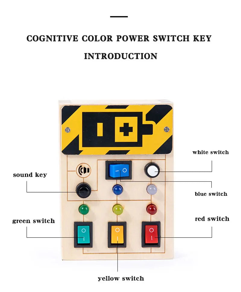 Montessori LED Busy Board