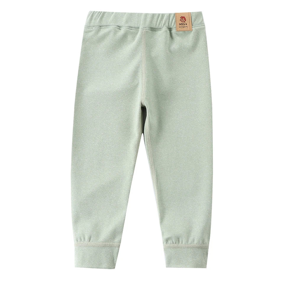 Kinder-Hosen mit Fleece-Futter für Teenager, Jungen und Mädchen, warme und gemütliche elastische Winterhosen, Kleidung, geeignet für Herbst und Winter