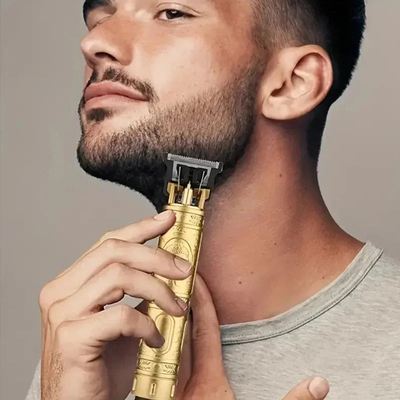 Carving T9 Vintage Professionelle Elektrische Haar Schneiden Maschine USB Aufladbare Tragbare Rasierer Trimmer Für Bart Pflege Beste Geschenk