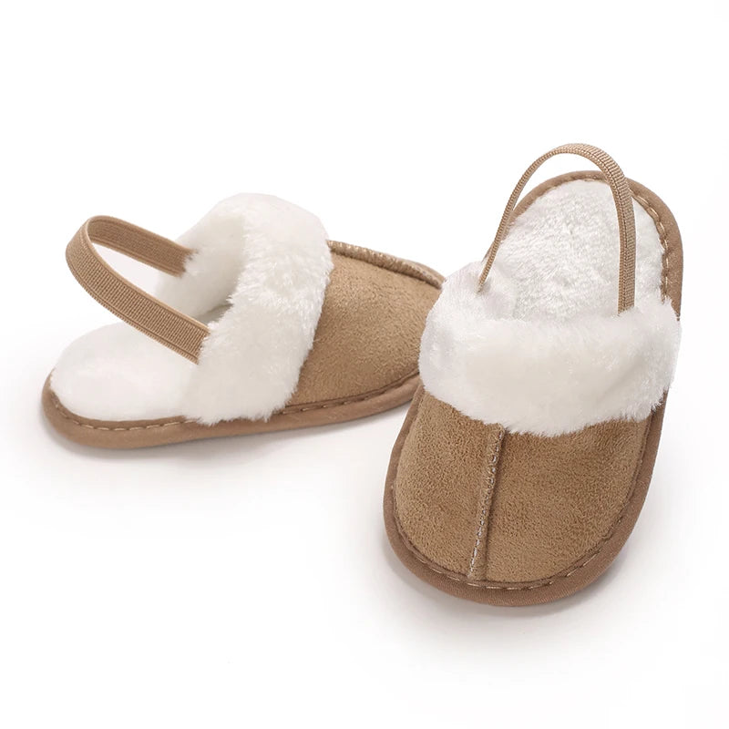 Beliebte Wanderschuhe für Herbst und Winter, Babyschuhe, 0–1 Jahre alt, warme Schuhe, Baumwollschuhe, lässige Babyschuhe mit weicher Sohle und Plüsch