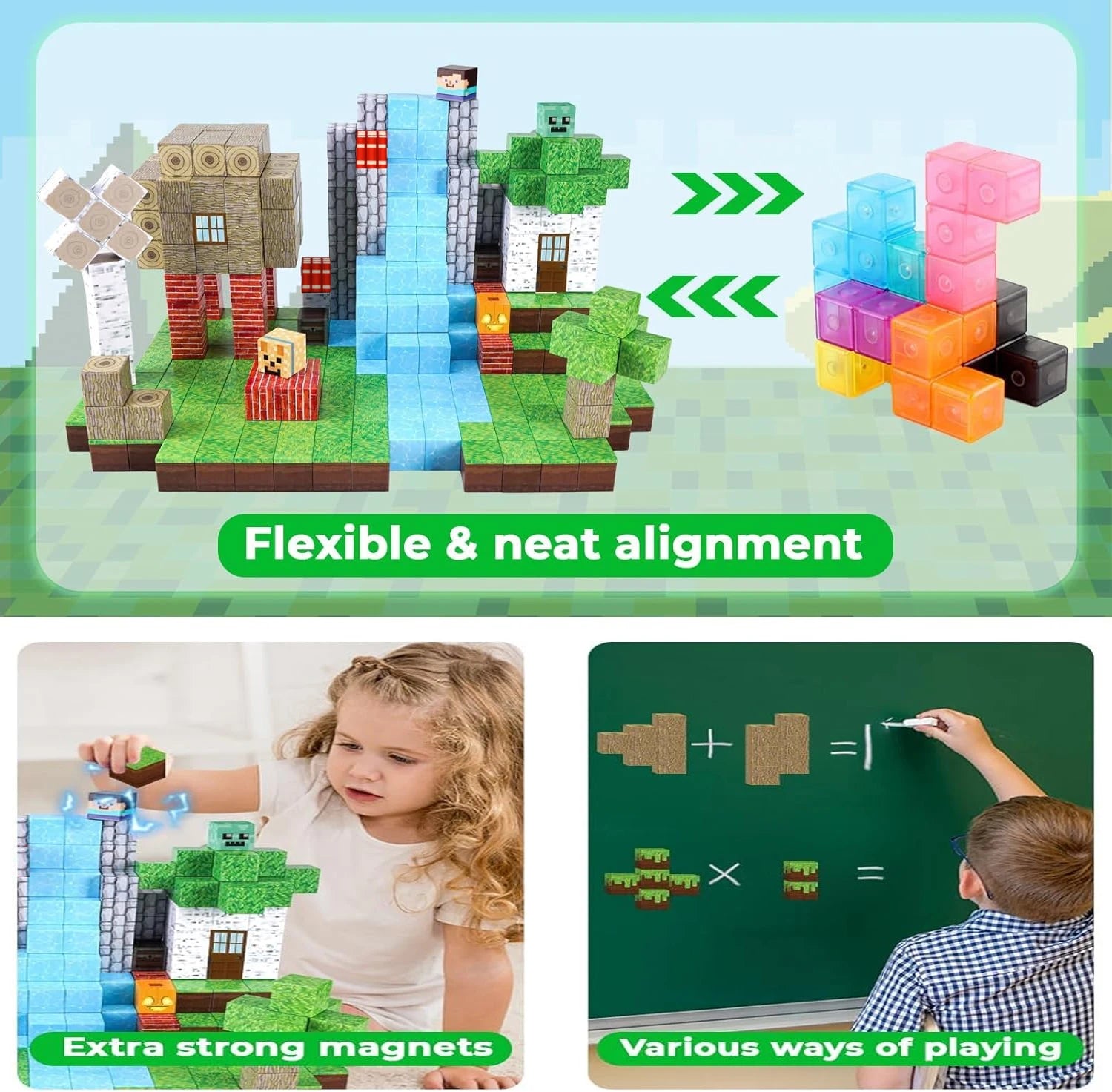 Magnetic Forest Building Blocks