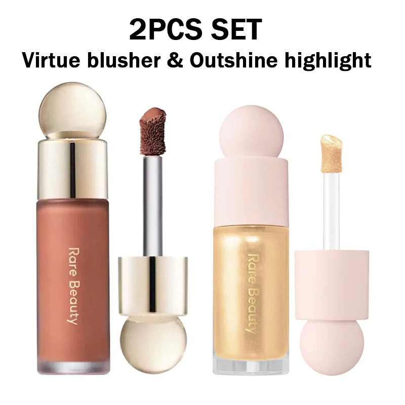 Rare Beauty Soft Pinch Liquid Blush Seidig und gleitet auf reibungslos, langanhaltendes, pralles Make-up Hope Love Virtue Happy Wonder Worth