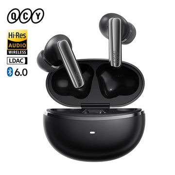 QCY MeloBuds N70 Adaptive ANC Wireless Earbuds Bluetooth 6.0 LDAC Hi-Res Audio 6 Mikrofone Wireless Charging Kopfhörer 50 Stunden IPX5