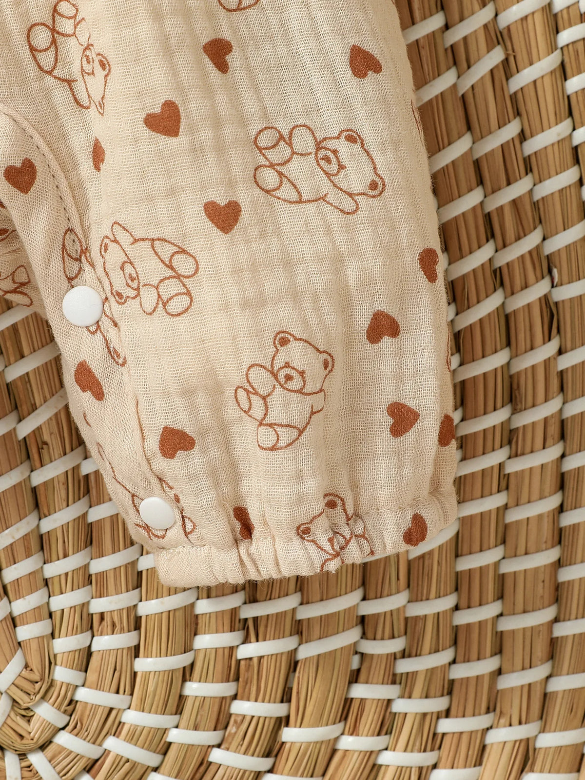 Baby-Mädchen-Overall für alle Jahreszeiten, langärmelig, mit Blumenmuster und Schleife, täglicher Overall für Neugeborene, 6 Monate Kleidung + Stirnband